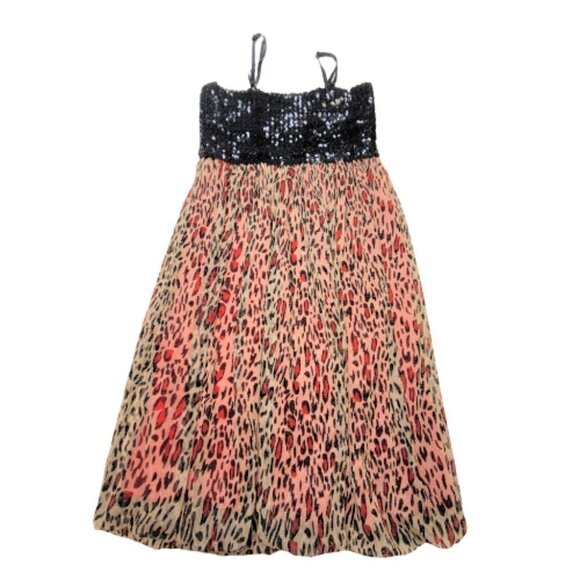 Red Sparkly Glitter Mini Dress Size S or Petite - Picture 2 of 12